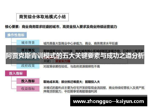 阿贾克斯青训模式的五大关键要素与成功之道分析